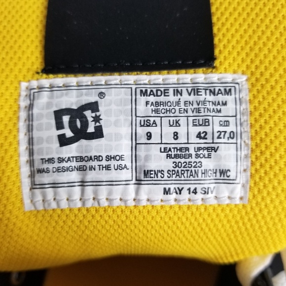 New in box DC High top Spartan WC 302523 - Picture 3 of 5